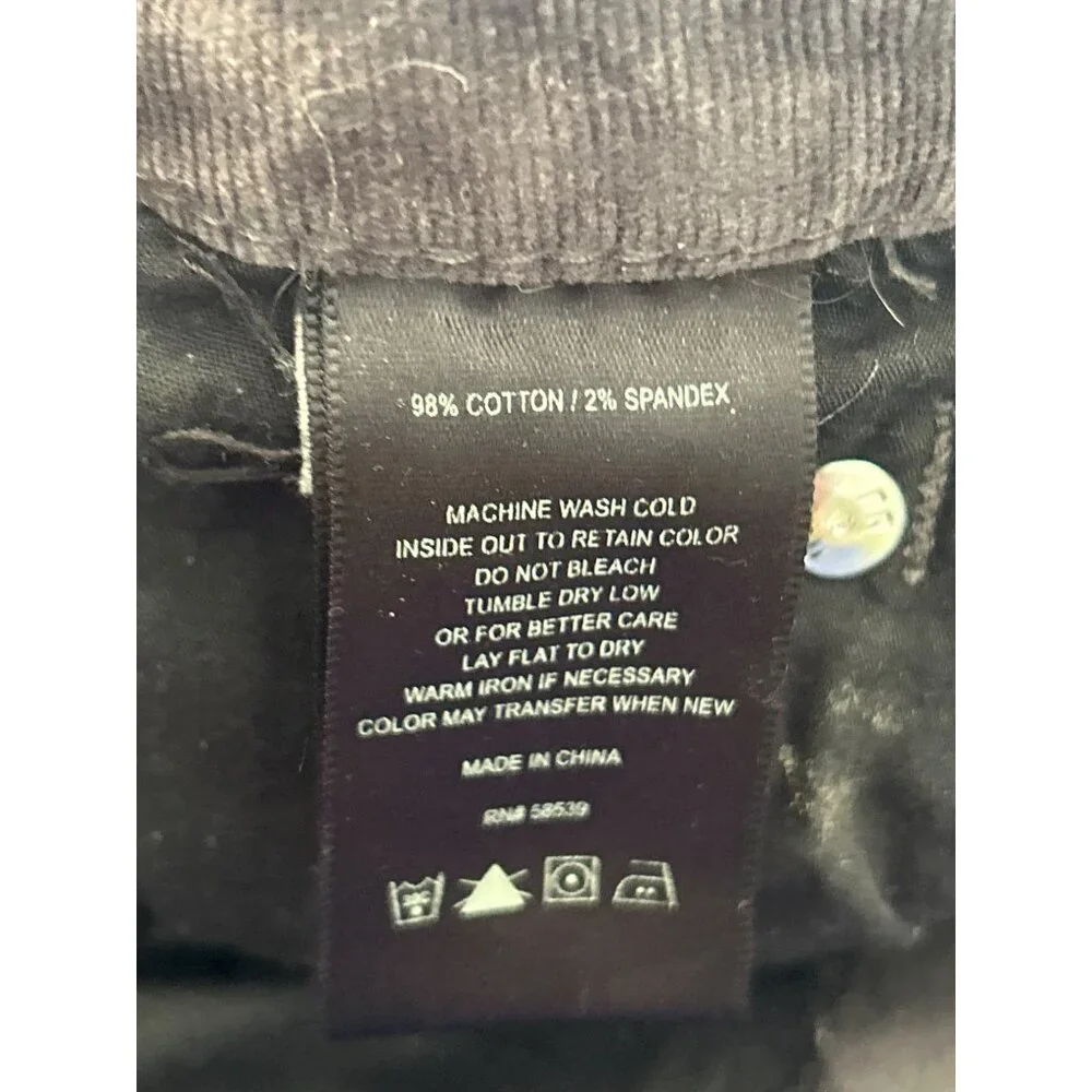 Kut From The Kloth Skinny Stretch Corduroy Pants GREY/Brown Jeans - Picture 7 of 7